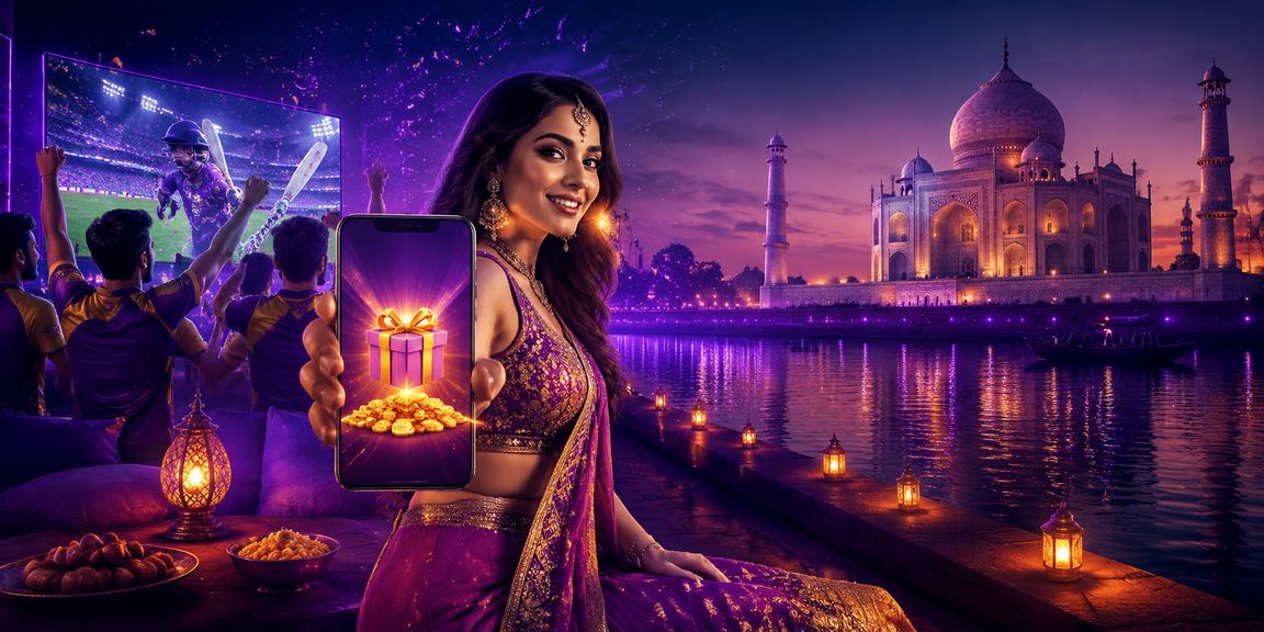 Agra view blending Taj Mahal with cricket betting and live casino entertainment